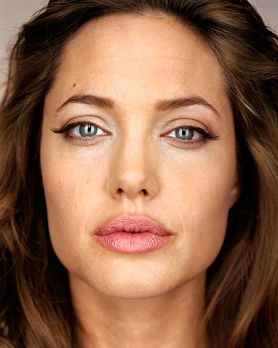Angelina Jolie Eyes. Photograph: Angelina Jolie, by