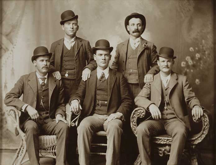 The Wild Bunch, Seated, left to right: Harry Longabaugh (Ã¢Â€ÂœThe Sundance KidÃ¢Â€Â) 1