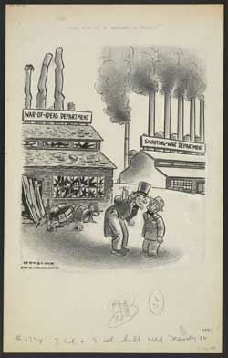 Political cartoon by Herb Block