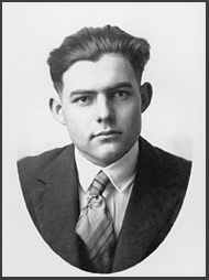 Hemingway at the time of his high school graduation