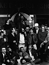 Last Gathering of the Beat Generation Poets and Artists</cite>, outside City Lights Bookstore,
San Francisco, December 5, 1965