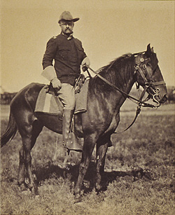 Roosevelt on horseback
