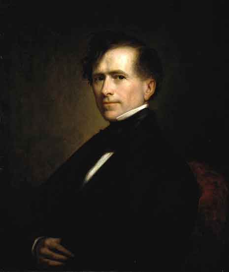 Painted portrait of Franklin Pierce