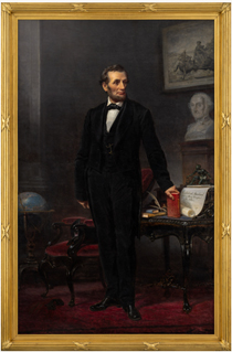 Preview image for National Portrait Gallery To Install Historic Life-Size Painting of  President Abraham Lincoln Ahead of Presidents Day Festivities  press release