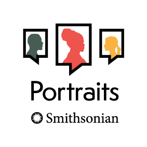 Logo for the Portraits podcast