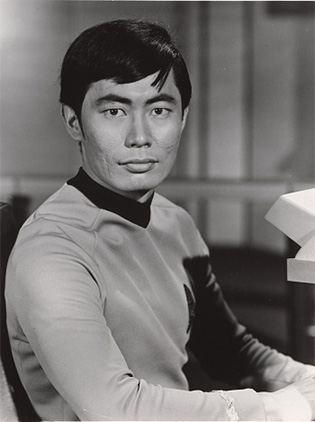 portrait of a young Asian man in a space suit